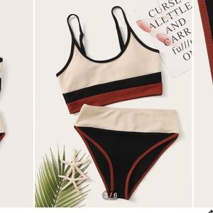 Ribbed High Waisted Bikini